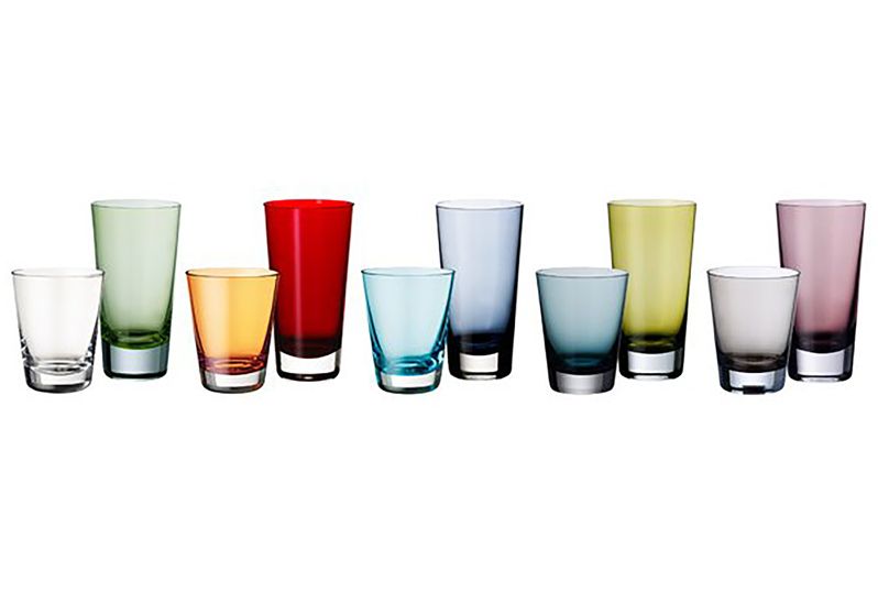 Colour Concept - Bicchiere acqua colorato
