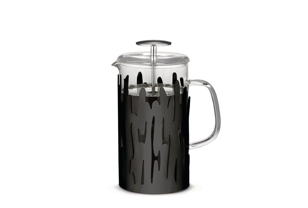 Barkoffee - Caffettiera a presso-filtro in acciaio colorato