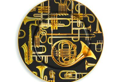 TP Porcelain Plates - Trumpets cm. 27
