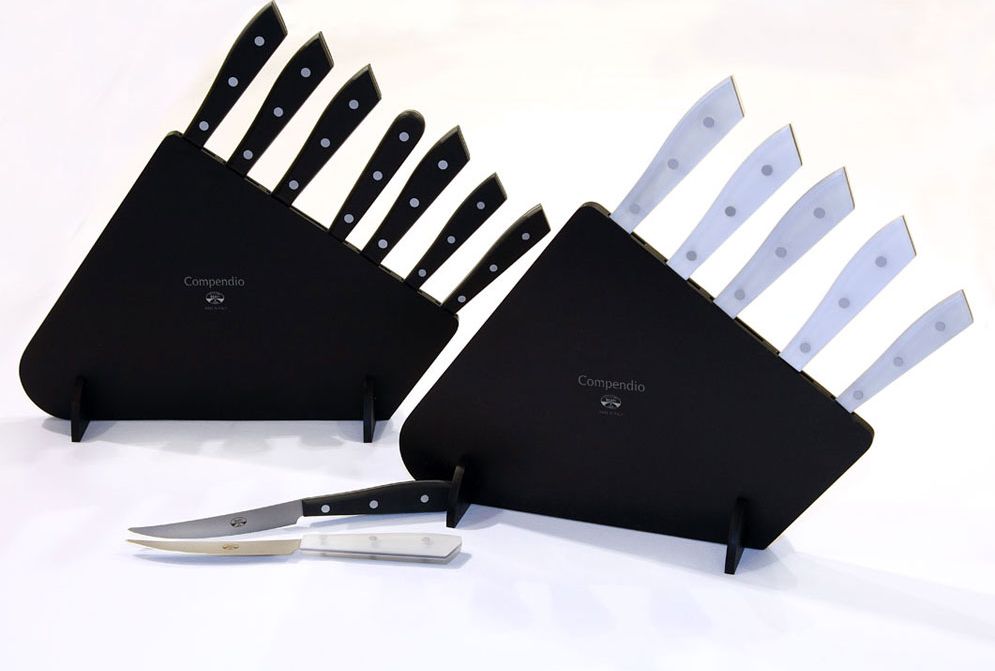 Compendio - Ceppo 5 coltelli cucina