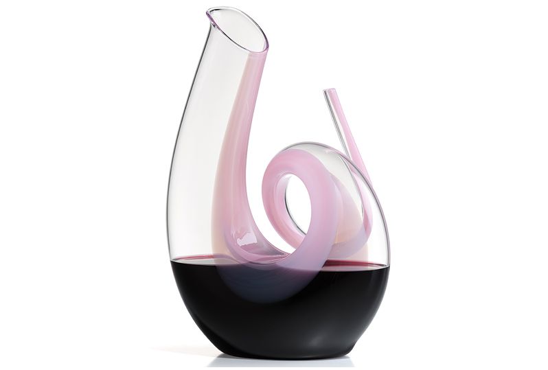 Decanter - Curly pink