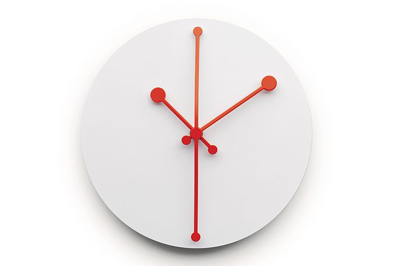 Dotty Clock - Orologio da parete bianco