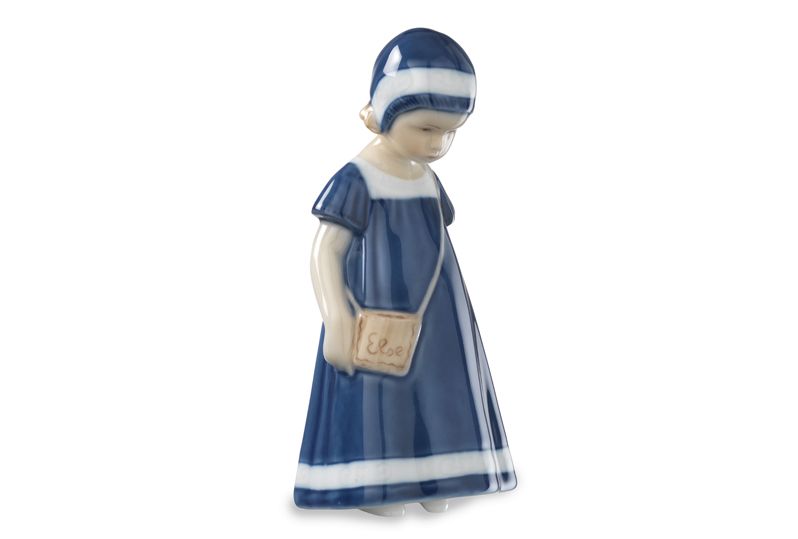 Figurine - Elsa con vestito blu mini h 13
