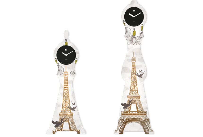 Tempus Fugit - Orologio da parete h. 110 My Eiffel