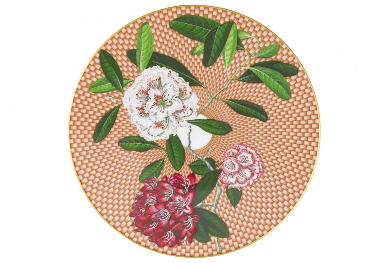 Piatto cm. 22 Beige Rhododendron
