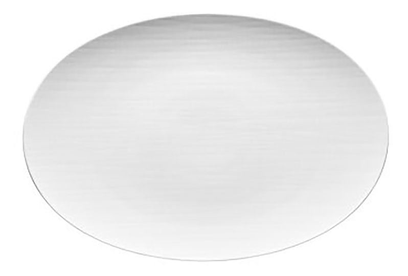 Mesh bianco - Piatto ovale cm. 38