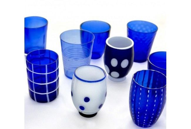 Melting pot - Set 6 Bicchieri Blu