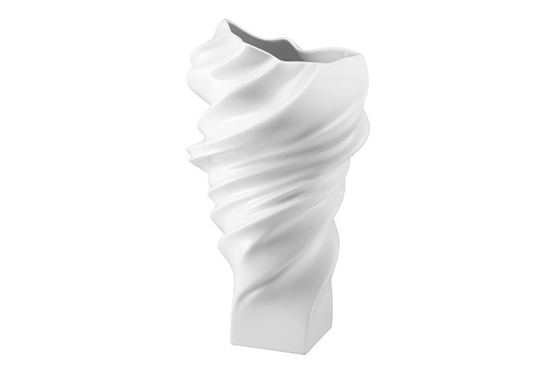 Squall - Vaso Bianco smaltato h 32